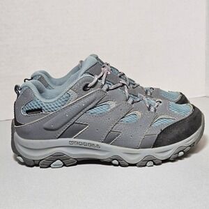 Merrell Kids Waterproof Trail Sneakers Gorpcore Hiking Gray Blue 2.5M MK165706‎
